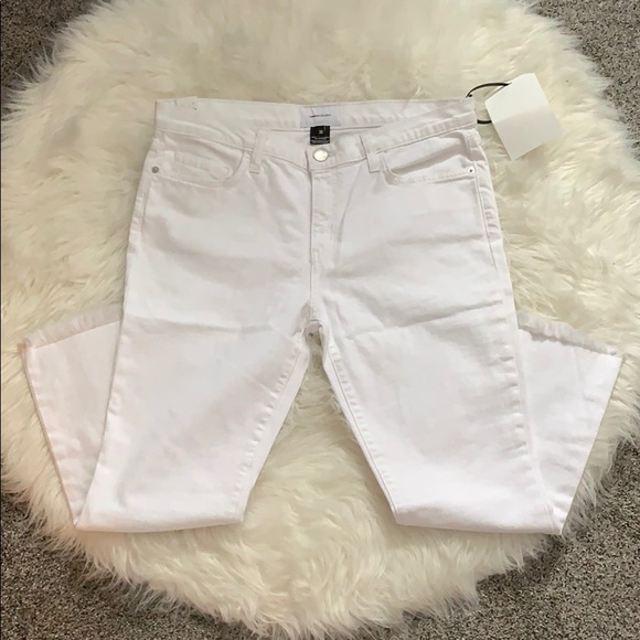 Current/Elliott Denim - Brand New Current Elliot crop white denim